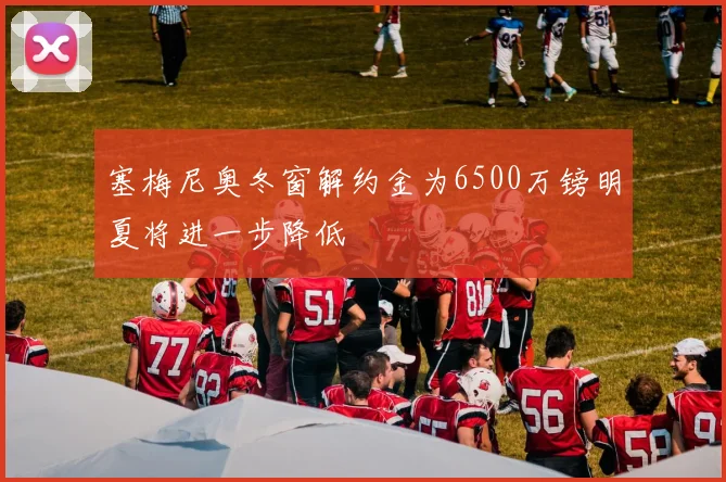 塞梅尼奥冬窗解约金为6500万镑明夏将进一步降低